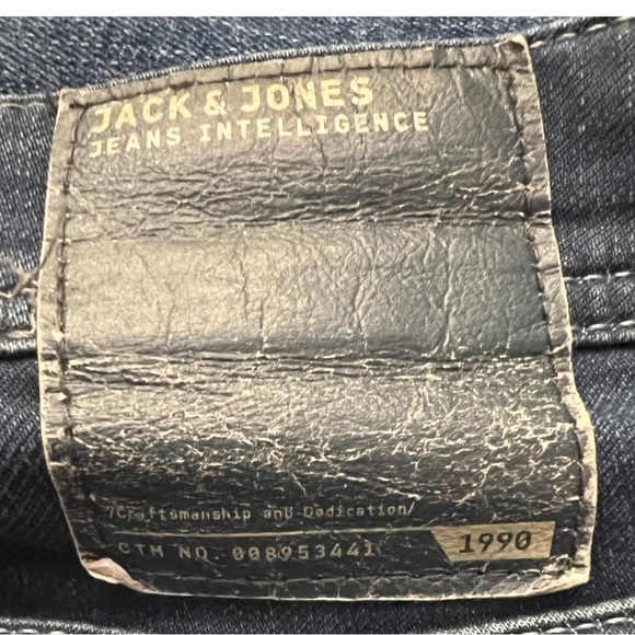 Jack and Jones vintage indigo knit jeans jos 097 size 32 - Picture 5 of 12